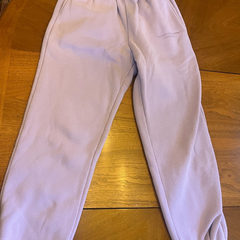 Comfort Fleece Sweatshirt & Jogger Set - pastel Lavender - Picture 2 of 7